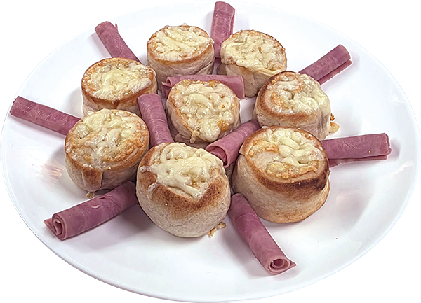 Bambini`s mit Puten Schinken